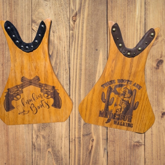 Custom engraved boot jack - Picture 2 of 2